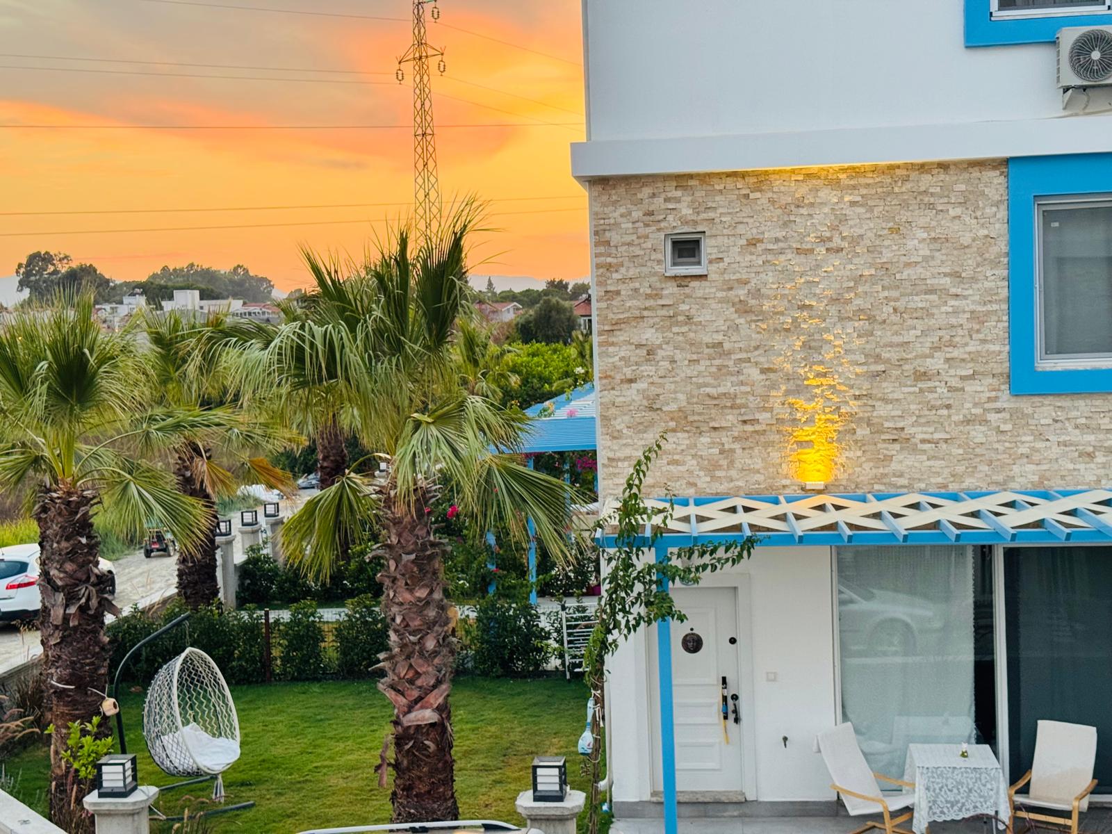 Alaçatı Evlerinde Eşyalı Dubleks Müstakil 2+1 Daire